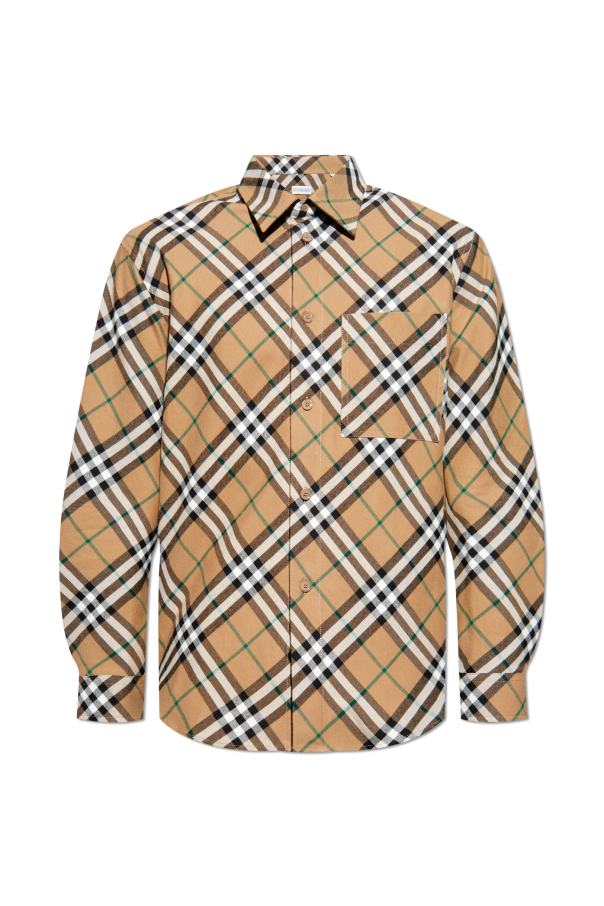 Burberry Men s shirts Burberry single breasted collared coat Luxury Fashion SchaferandweinerShops Vietnam